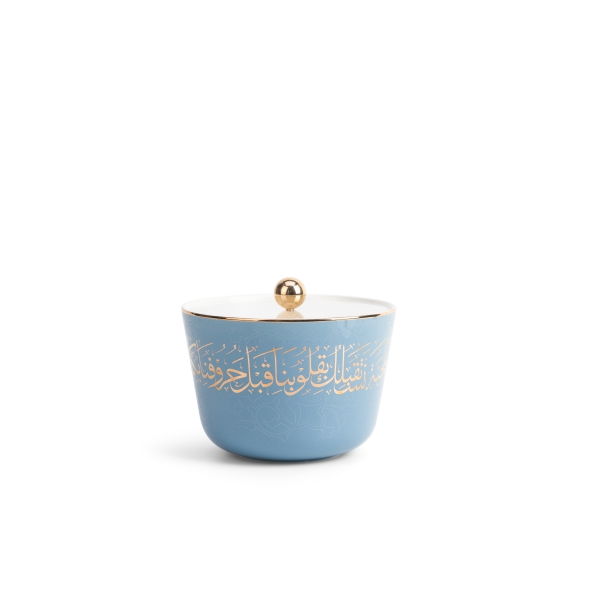 Large Date Bowl From Joud - Blue