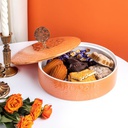 Large Date Bowl From Zuwar - Orange