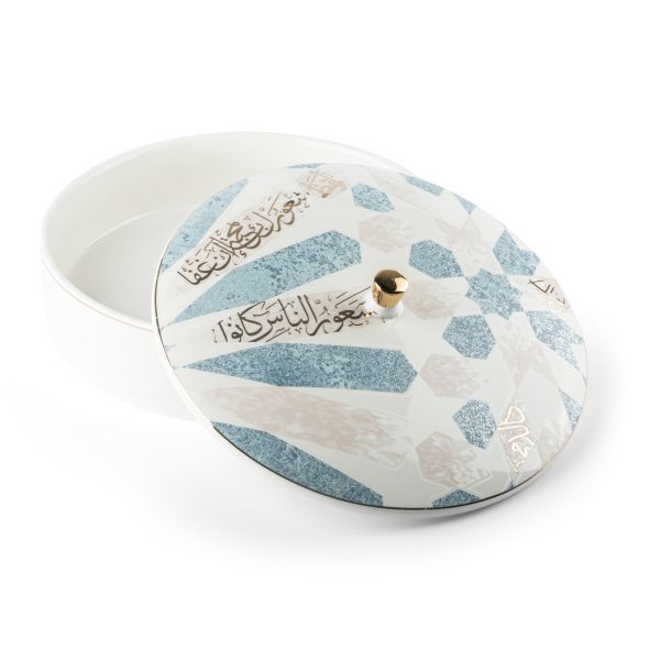 Large Date Bowl From Amal - Blue