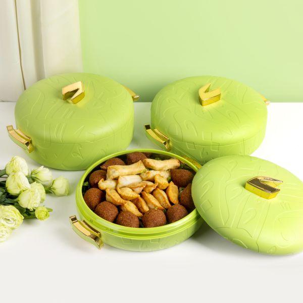 Food Warmer 3 Different Size - Green