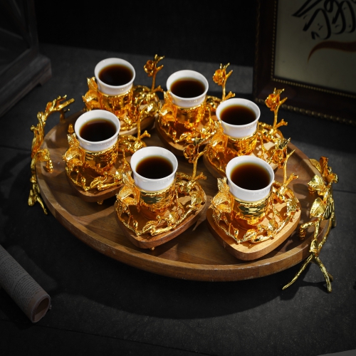 Gold - Turkish Coffee Sets From The Nature Core