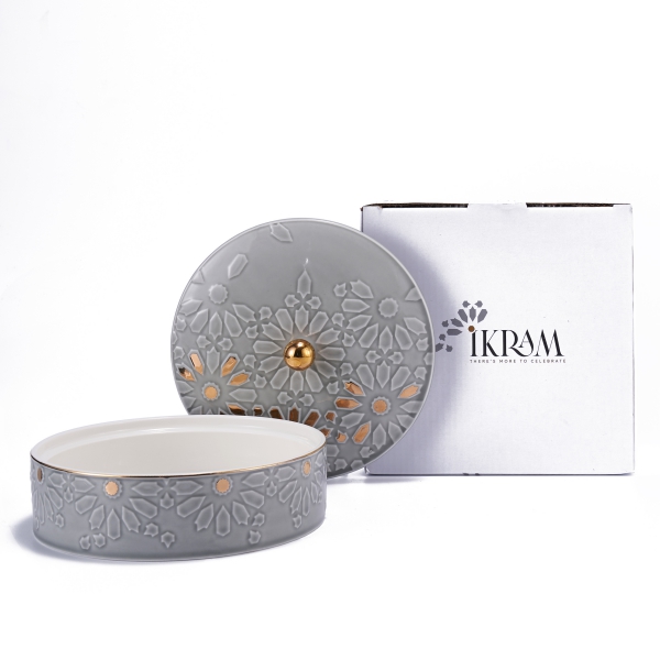 Grey - Date Bowl From Ikram
