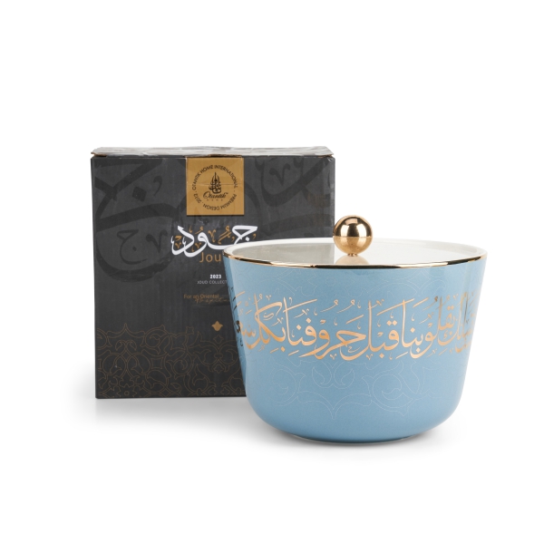 Large Date Bowl From Joud - Blue