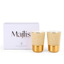 Cappuccino Set Of Two Cups From Majlis - Beige