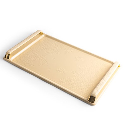 [TH0037] Serving Tray From Crown - Beige