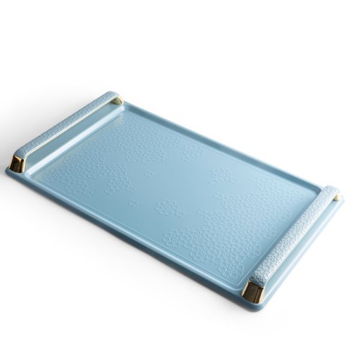 [TH0042] Serving Tray From Crown - Blue
