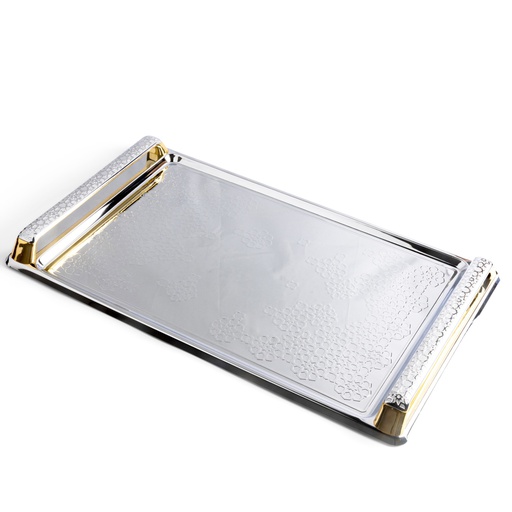[TH0043] Serving Tray From Crown - Silver