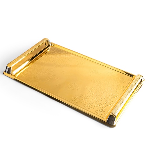 [TH0044] Serving Tray From Crown - Gold