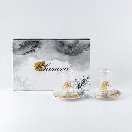 [GY1530] Tea Glass Set From Samra